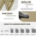 thumbnail image 3 of Sanmadrola Waterproof & Dog Bed Cover Pet Blanket Sofa, Couch Cover Mattress Protector Furniture Protector for Dog, Pet, Cat 30''x30'' Khaki, 3 of 7