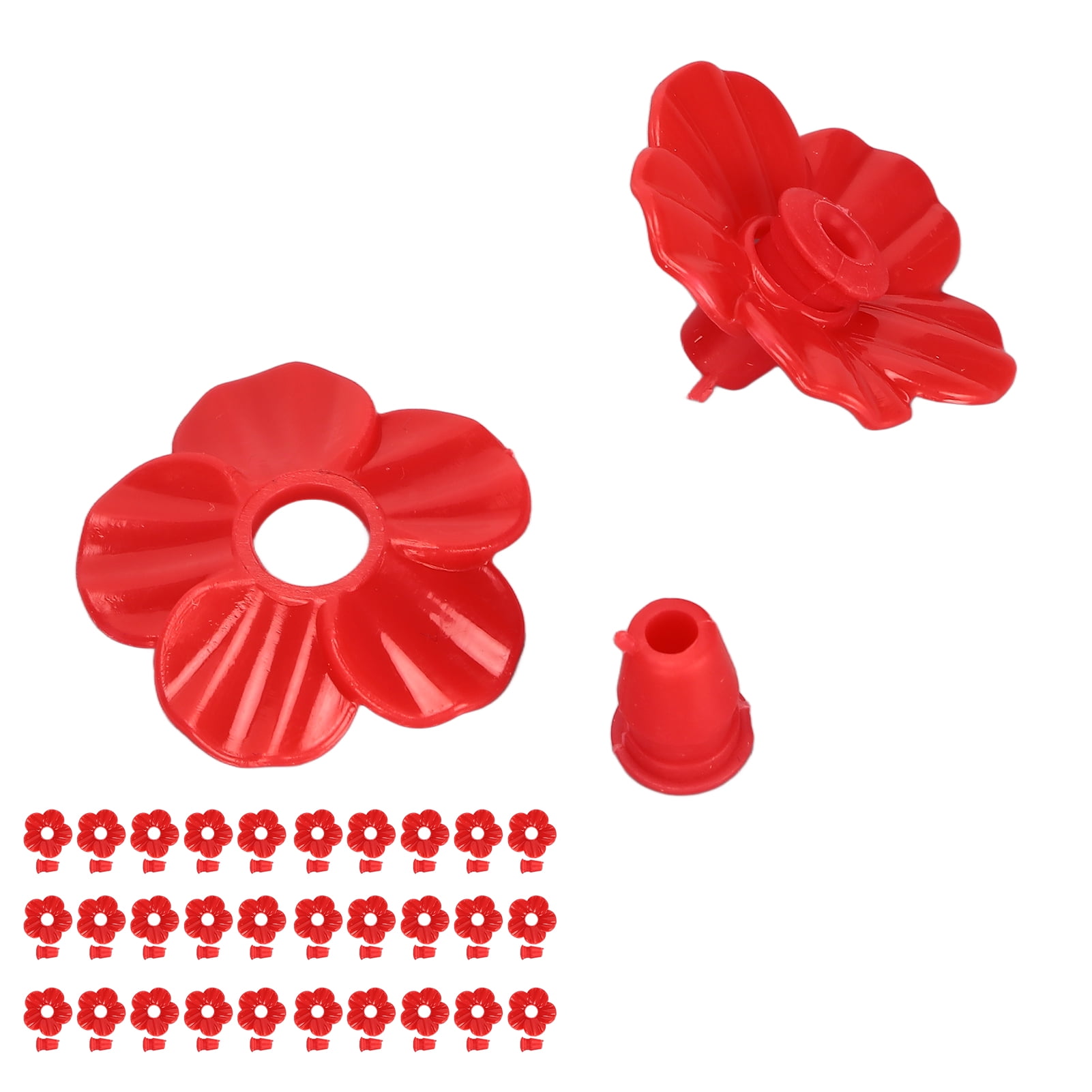 Hummingbird Feeder Flowers, Multicolor Unique Shape Hummingbird Feeder