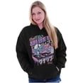thumbnail image 4 of The Smurfs Cool Kanji DJ Comic Panels Unisex Plus Size Hoodie Brisco Brands 2X, 4 of 5