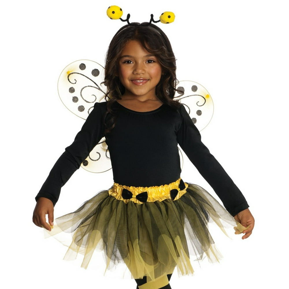 Rubies Girls Bumblebee Bee Fairy Halloween Costume Ballerina Tutu ...