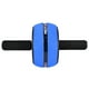 thumbnail image 2 of Rodillo de rueda abdominal, equipo de entrenamiento, gimnasio, herramienta de ejercicio en casa con almohadilla de entrenamiento (azul y negro), 2 of 5