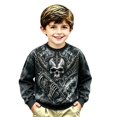 thumbnail image 3 of Kiijoy Graphic Sweatshirt for Boys Halloween Crewneck Pullover Tops, Sizes 13-14Y, 3 of 3