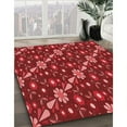 thumbnail image 2 of Ahgly Company Indoor Square Patterned Valentine Red Area Rugs, 4' Square, 2 of 6