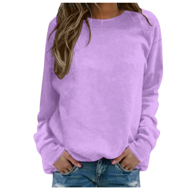 Sweat à Capuche pour Femmes Manches Longues Col Rond T-Shirt Imprimé Blouse Mode Urbaine pour Usage Quotidien Maison Extérieur Entraînement
