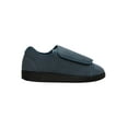 thumbnail image 4 of Silverts Men Extra Extra Wide Slippers, 10, Steel, 4 of 4
