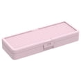 thumbnail image 2 of Hard Pencil Case,Snap Closure Hard Shell Stationery Organizer,0.86x7.8x2.9 Inch Plastic Pencil Storage Box,Large Capacity Multipurpose Utility Container,Portable Desktop Boxes for Office Supplies, 2 of 4