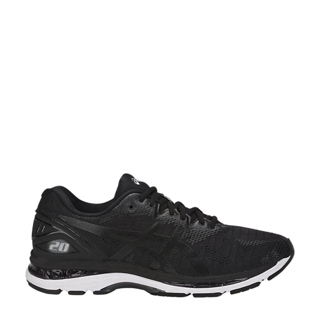 Asics Gel Nimbus 20 2E Men/Adult shoe size 8.5 EW Extra Casual T8O1N-9001 Black/White/Carbon - Walmart.com