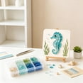 thumbnail image 7 of Sea Glass Art Kits Mosaic Kits for Adults, Stained Glass Arts and Crafts, Marine Animals Theme Arts and Crafts, Resin Kit for Beginners, Bookshelf, Wall, Windowsill, 7 of 7