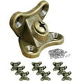 thumbnail image 2 of Tool Series 10*PC Detachable Corner Brace Alloy Butterfly Corner Right Angle Support Shelf Brackets Plated, 2 of 9
