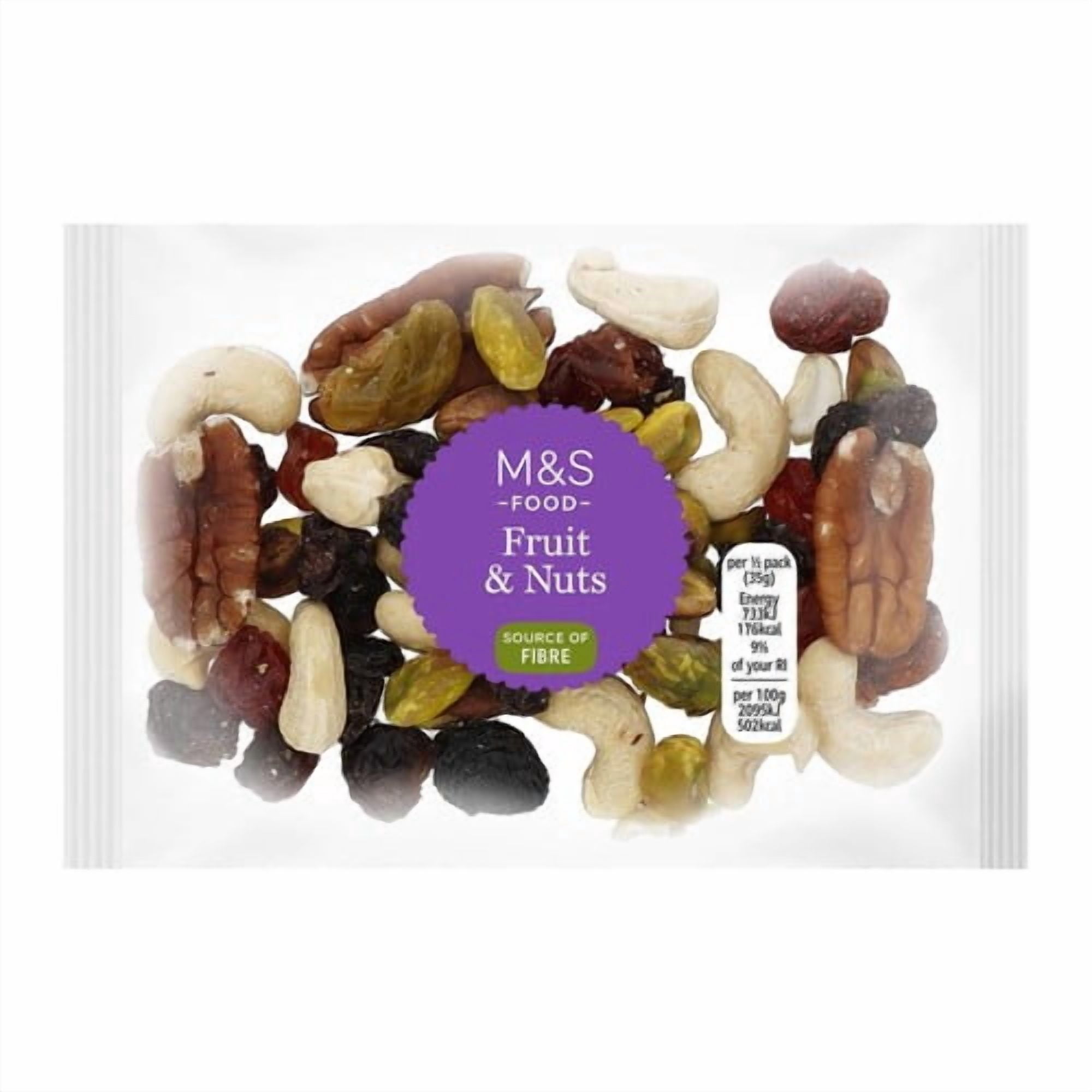 M&S Fruit & Nuts 70g, British Import (Pack of 3)