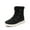 BLACK, variant on Women’s Winter Ankle Boots Cozy Faux-Fur Anti-Slip Snow Boots for Cold-Weather City Walks