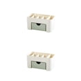 thumbnail image 2 of Injueey Organizador de maquillaje, caja de reloj de con cajón, contenedor de artículos diversos de escritorio, cepillo de cosméticos, Type1 NO1, 2 of 6