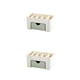 thumbnail image 4 of Organizador de maquillaje Monstrate Caja de reloj de joyería Misceláneas de escritorio Cosméticos Verde claro, 4 of 6