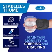 Comfort Cool Thumb CMC Restriction Splint - Black, Left Hand, Medium Plus (NC79558)