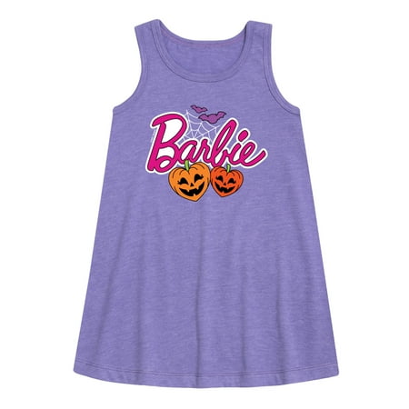 

Barbie - Halloween Barbie Logo - Toddler and Youth Girls A-line Dress