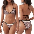 thumbnail image 3 of Balery Fashion Tatreez Pijama Estampado Bikini de Dos Piezas para Mujer - Conjunto de Bikini Ajustable Sexy y Cómodo para Playa, 3 of 5