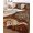 Deep Chocolate, Pumpkin Orange, Cream, Amber, variant on Quilts Queen Size Bedding Set, Burnt Orange Pumpkins Thanksgiving Reversible Summer Quilt 3 Pieces, Fall Botanical Farmhouse Lightweight Bedspreads Coverlets with 2 Pillow Shams for All Seasons