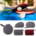thumbnail image 4 of Grey Sport Supplies Professional Ping Pong Paddles Case Table Tennis Rackets Bag With Belt Capacity Single Paddle 2, 4 of 6