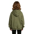 thumbnail image 6 of akafmk Girls Hoodie Sweatshirts Oversized Long Sleeve Sweatshirt with Kangaroo Pocket Casual Pullover Hooded Tops Solid Color Versatile Fall Clothes, Size 11-12 Years, 6 of 7