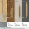 thumbnail image 3 of Amerock Balata 2 inch (51mm) Length Champagne Bronze Cabinet Knob, 3 of 6