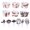 2, variant on Halloween Cupcake Wraps Cake Toppers Labeling Marking for Sandwich Cupcake Muffin Marker Labeling Marking for Party