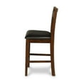 thumbnail image 4 of New Classic Furniture Gia Solid Wood Counter Drop Leaf Table W/2 Chairs in Brown, 4 of 12