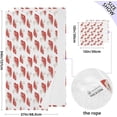 thumbnail image 3 of Dreamtimes Red Mushroom Soft Cotton Towel Sets 2 Piece, 1 Bath Towel 1 Hand Towel Quick Dry Highly Absorbent Bath Towels Washcloths for Bathroom, Gym, Hotel, and Spa, 3 of 7