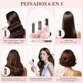 thumbnail image 2 of Secadora de Cabello 6 En 1 Profesional, 150,000 RPM Cepillo Secador de Cabello, Temperatura Ajustable Y Velocidades, Estilizador de Cabello con 6 Accesorios para Secado, Rizado, 2 of 9