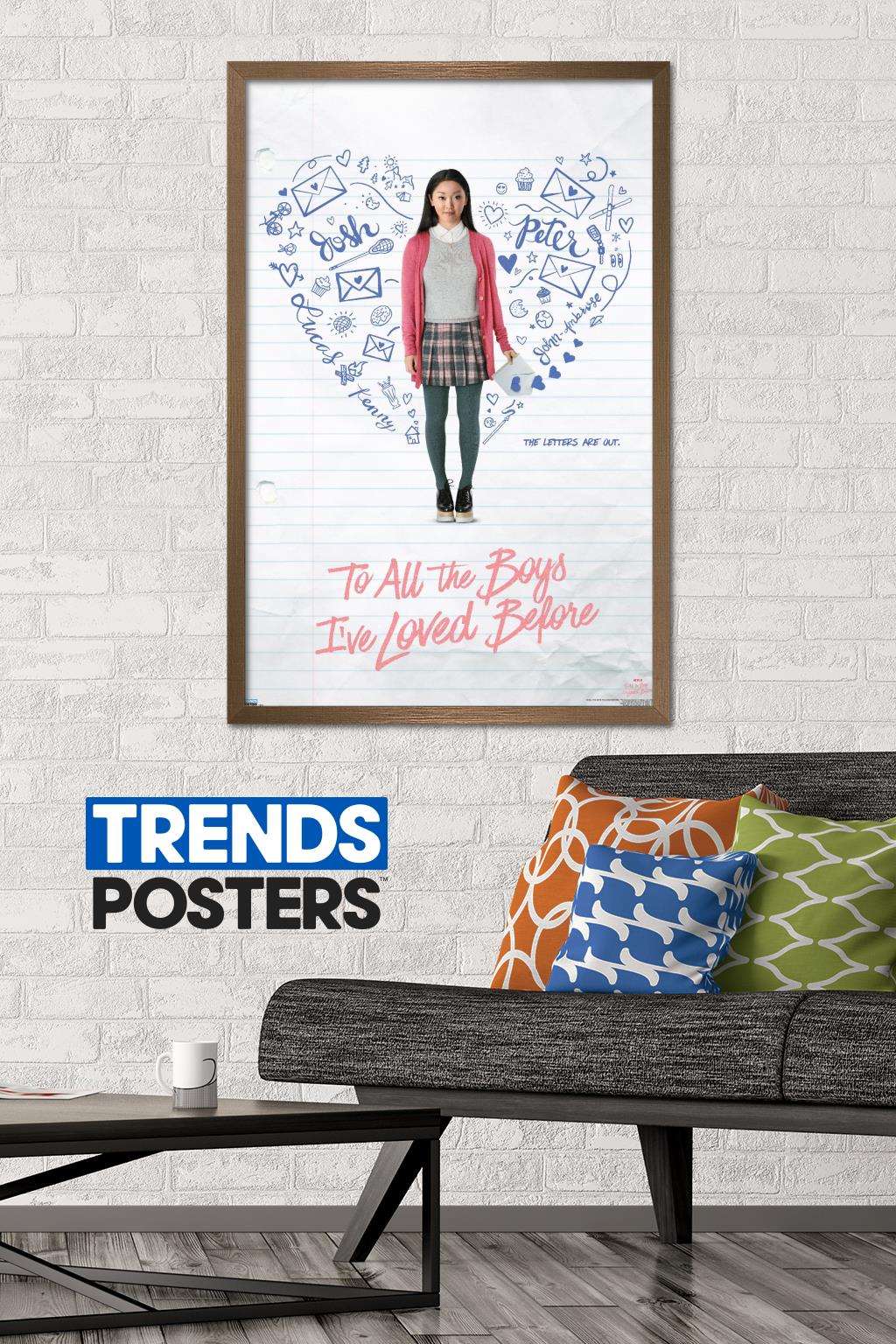Netflix To All the Boys I've Loved Before - Key Art Wall Poster, 22.375" x 34", Framed
