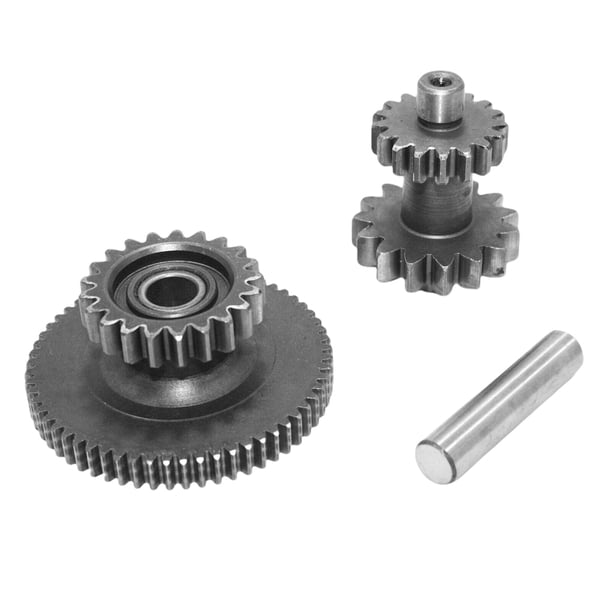Equipos de piñones del motor de motor engranajes resistentes Reemplazo de accesorios Profesional Pieza de reemplazo de motocicleta para mantenimiento Uso 1 Conjunto Kearding VI002122-00