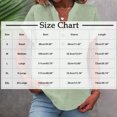 thumbnail image 3 of LiMoi Womens Shirts Short Sleeve Button down Tshirts Shirts Print T Shirts Plus Size Shirts for Women 3/4 Sleeve New Arrivals, 3 of 5