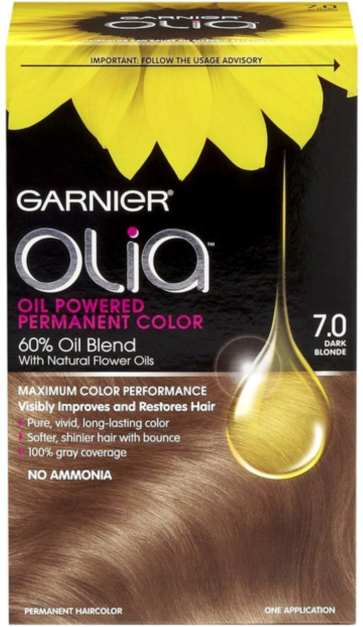Garnier Olia Oil Powered Permanent Color 7.0 Dark Blonde 1 Each (Pack of 6)...