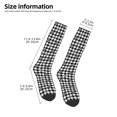 thumbnail image 5 of Balery Anchor Black Tartan Plaid Fun Novelty Socks Men'S Women'S Crew Socks Funny Crazy Novelty Socks Quirky And Cool Socks, 5 of 9
