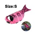thumbnail image 1 of Chaleco salvavidas para perros, sirena de tiburón, chaleco salvavidas para perros, traje de baño de seguridad con mango de rescate para flotación de cachorros Ripstop, 1 of 5