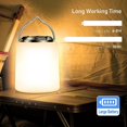 thumbnail image 4 of Rechargeable camping light flashlight camping Lantern -3000K warm white light waterproof Led Flashlight camping/hiking Supplies-2000mAh, 4 of 5