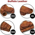 thumbnail image 4 of European Leather Work Buffalo Hide 8-10 oz. 3-4mm  Pre-Cut Size: 10-12 SQ FT  Vintage Tan Color - Full Grain Leather for Tooling, Stamping, Molding, Engraving, 4 of 9