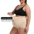 thumbnail image 2 of MISS MOLY 3 Pack Maternity Underwear for Women Over Bump Seamless Maternity High Waist Support Panties, 2 of 5