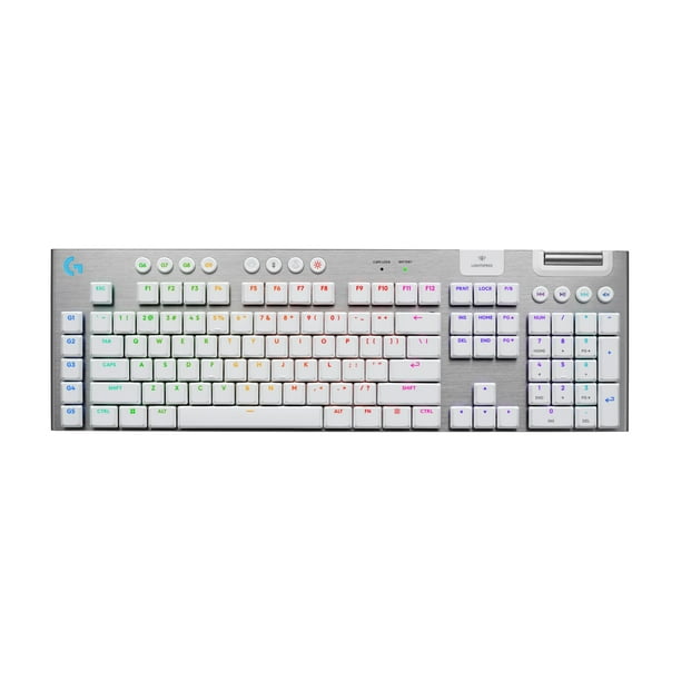 Teclado inalámbrico para juegos Logitech G915 X Lightspeed White
