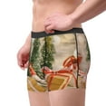 thumbnail image 4 of Kll Holiday Christmas Stars Men'S Cotton Boxer Briefs Underwear-Xx-Large, 4 of 9