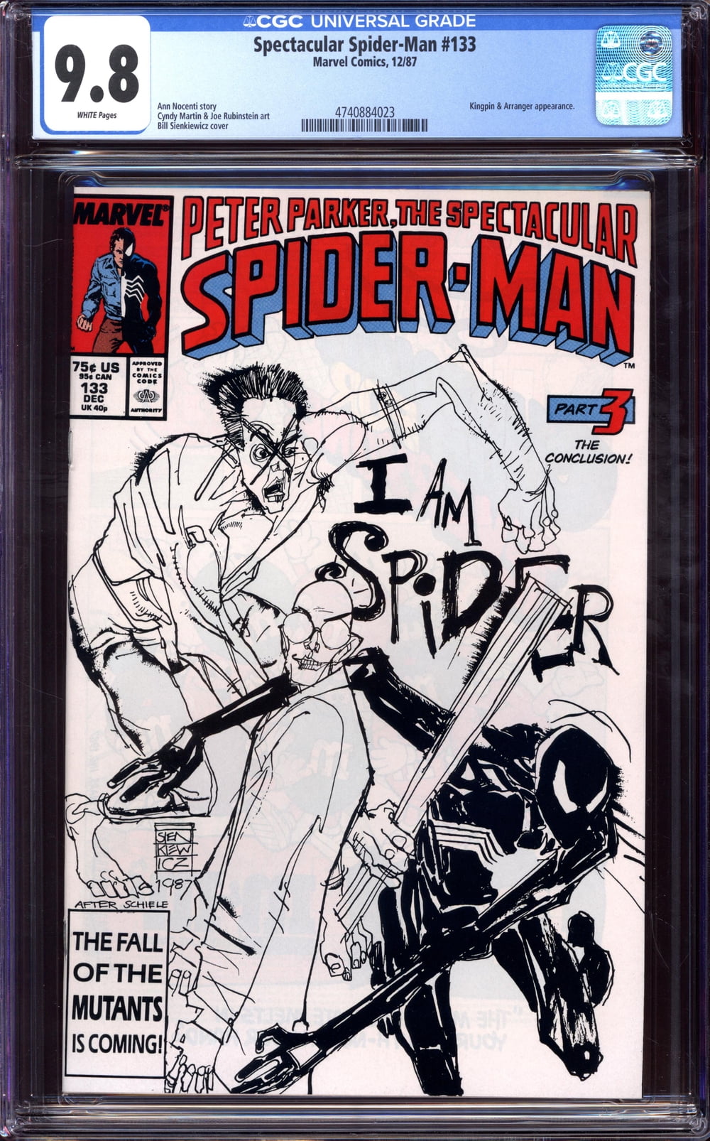 Cover of The Spectacular Spider-Man #133