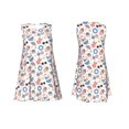 thumbnail image 3 of Bixox 4th Of July1 Print Women's Sleeveless A-Line Dress with Pockets, Casual Knee-Length Tank Dress for Summer-3X-Large, 3 of 7