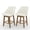 Beige 26" Button, variant on Joywind 26" Upholstered Counter Height Swivel Bar Stools Set of 2, Bar Chairs with Wood Legs, Modern Bar Stools for Kitchen Island, Home Bar, Beige