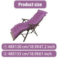 thumbnail image 2 of Lounge Chair Recliners Chair Cushions, Thicken 3” Beach Lounge Chair Cushions, Outdoor Patio Bench Cushions, 2 of 8