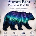 thumbnail image 2 of Northern Lights Wildlife DIY Patchwork Kit, Creative Fabric Craft Sewing Kit for Adults, Handmade Home Decor Project, Relaxing DIY Art Activity, Unique Gift for Craft Lovers (Lynx), 2 of 8