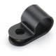 thumbnail image 1 of R-Type Cable Clamp 3/8 Inch UC-2 Black UC-2 Pack of 100, 1 of 5
