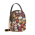 thumbnail image 7 of FORMRS Crossbody Bag for Women Quilted Travel Shoulder Cell Phone Purse with Chain Strap Handbag, Red Floral, 7 of 7