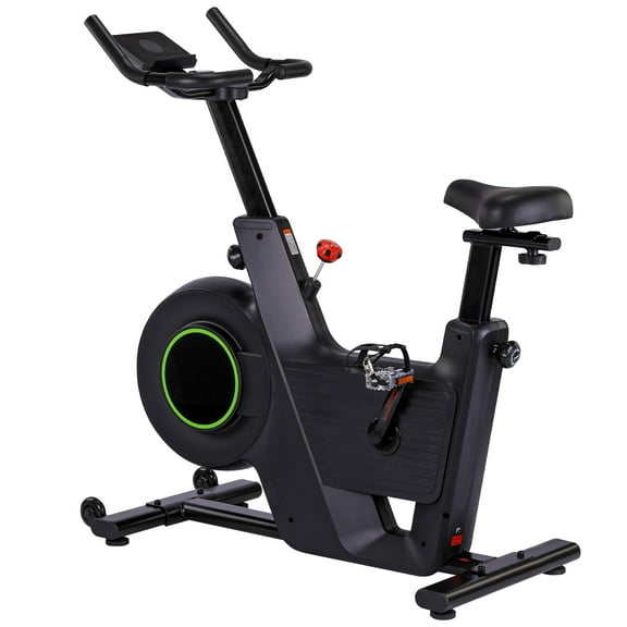 Exercise Bike,Indoor Cycling Bike for Home Cardio, Plus Magnetic Resistance/Brake Pad Indoor Cycling Bike Stationary, Low Noise Fitness Stationary Bike with App, Upgraded Version Seat