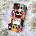 thumbnail image 5 of Funny Cat Pop Art Phone Case, Abstract Colorful Cat Faces, Unique Protective Case for iPhone 17 16 15 14 13 12 11, 5 of 6