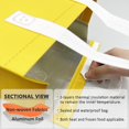 thumbnail image 2 of 60pcs Insulated Take Away Bags,Thermal Insulation Food Bag for Coffee,Milky Tea,Take-away Dinner,Fresh Seafood,Cold or Warm Food drive for Restaurant,Retail Store or Picnic/BBQ (Yellow), 2 of 10