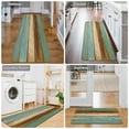 thumbnail image 3 of GALMAXS7 3 Pcs Rugs Non Slip Washable Rubber Kitchen Mats Farmhouse Thin Absorbent Kitchen Area Rug, 3 of 5